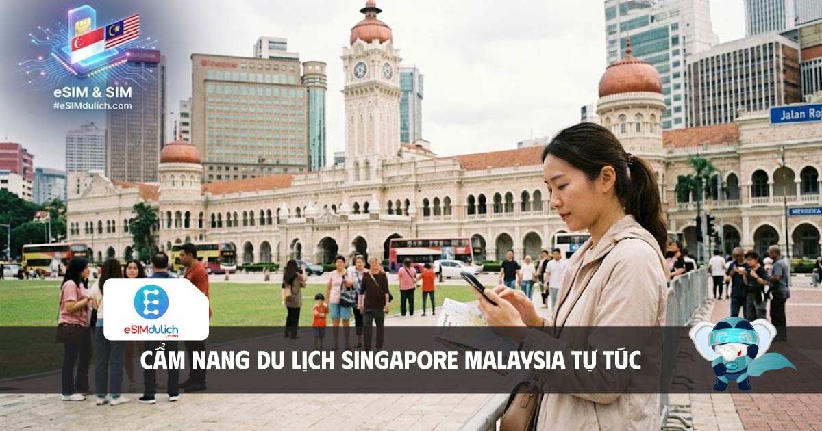 cẩm nang du lịch singapore malaysia tự t&uacute;c