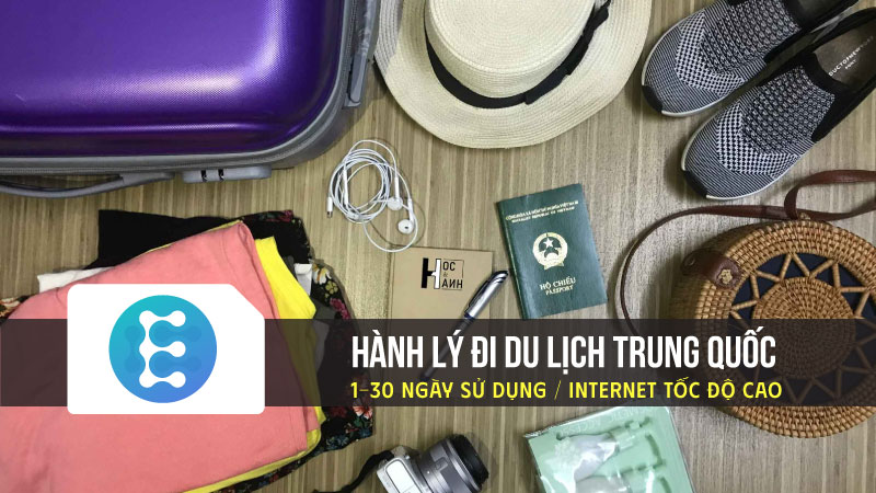 Chuẩn bị hành lý đi du lịch Trung Quốc
