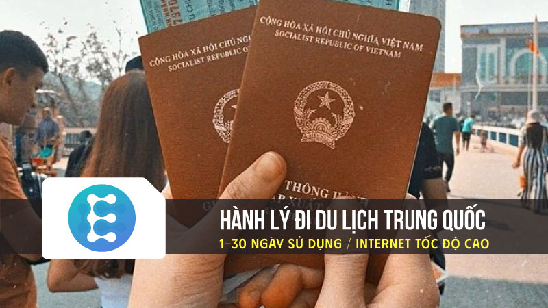 Chuẩn bị hành lý đi du lịch Trung Quốc không thể thiếu Visa, sim du lịch, tiền,...