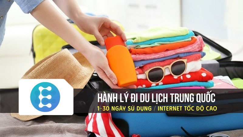 Chuẩn bị hành lý đi du lịch Trung Quốc