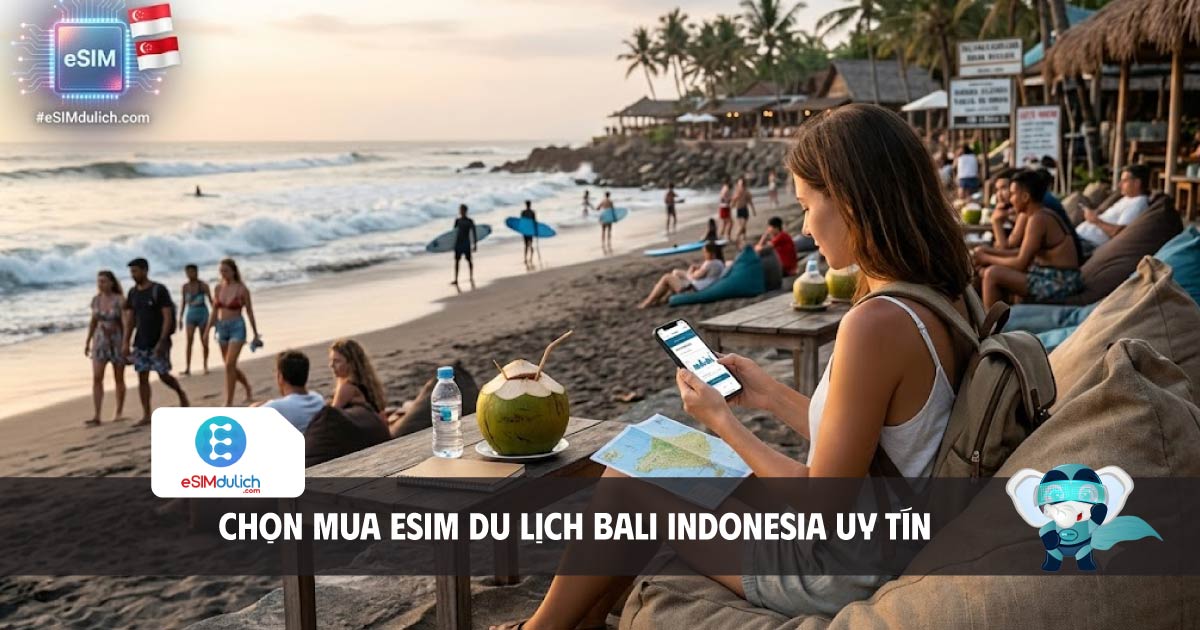chọn mua esim du lịch bali indonesia uy tín