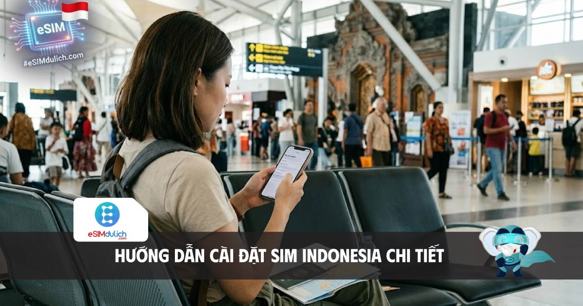 hướng dẫn c&agrave;i đặt sim indonesia chi tiết