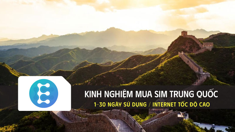Kinh nghiệm mua sim du lịch trung quốc 2025