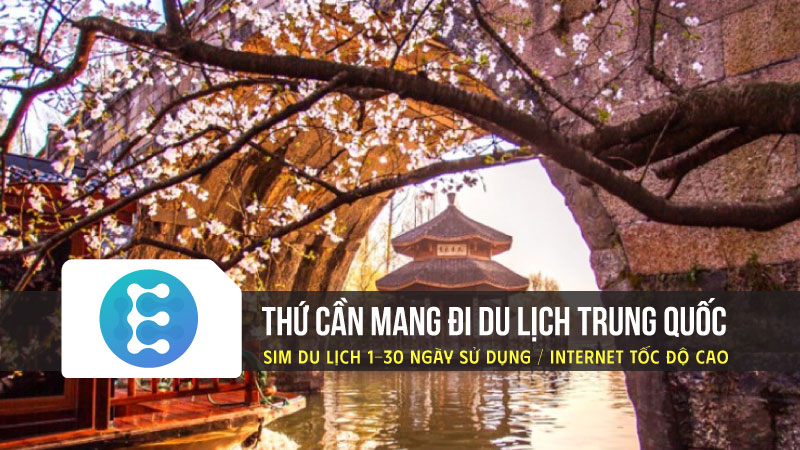 Những thứ cần mang du lịch Trung Quốc thực tế, hành trang thông minh