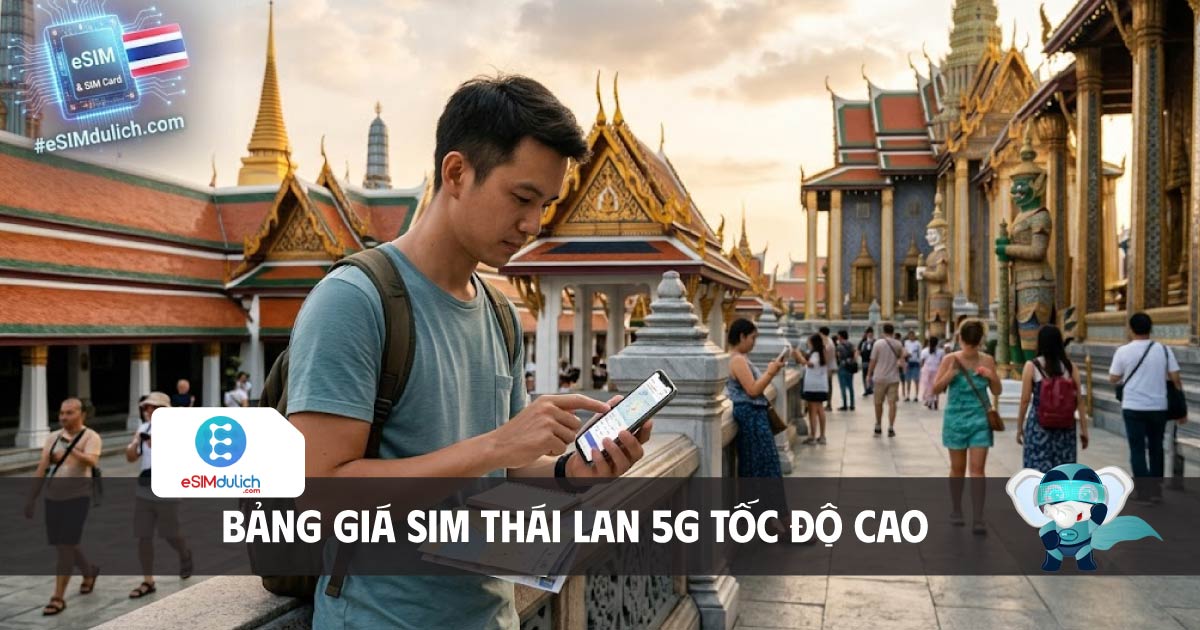 bảng giá sim thái lan 5g tốc độ cao