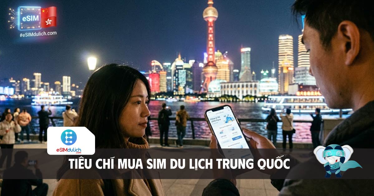 tiêu chí mua sim du lịch trung quốc