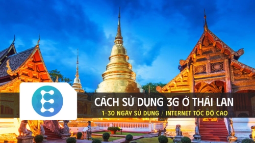 Cách sử dụng 3G ở Thái Lan tối ưu cho khách du lịch quốc tế