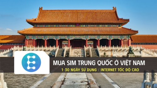 Mua sim Trung Quốc ở Việt Nam 60s kết nối du lịch quốc tế
